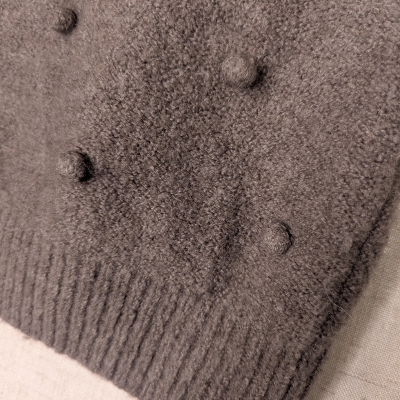 Madewell Bobble Pullover Sweater in Merino Wool Blend - Brown - Small - Picture 6 of 10